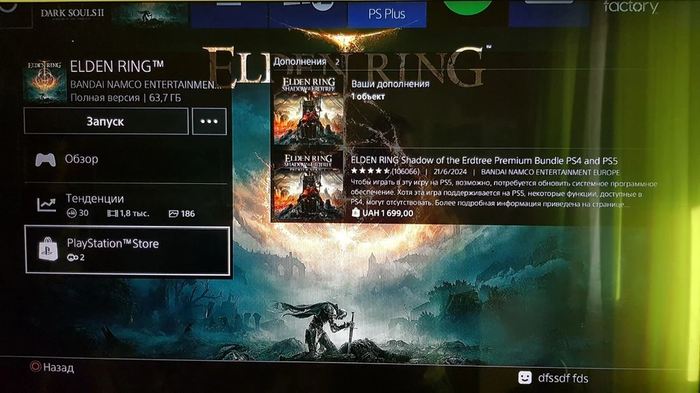 Доставили быстро, это инструкция к дальнейшим действиям. Всё выполнил по шагам и получил рабочее дополнение к Elden Ring. Система - PS4 Slim, работает без тормозов, т.е. уже нормально From Software решили проблемы с производительностью.