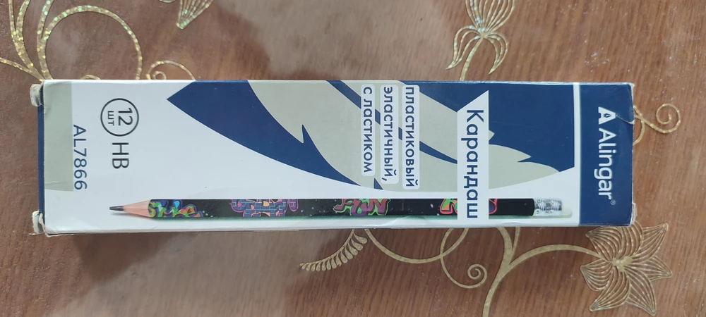 Вместо 12 штук, пришло 11 ... Конечно из за одного карандаша портит вид репутации всех карандашей и упаковка...