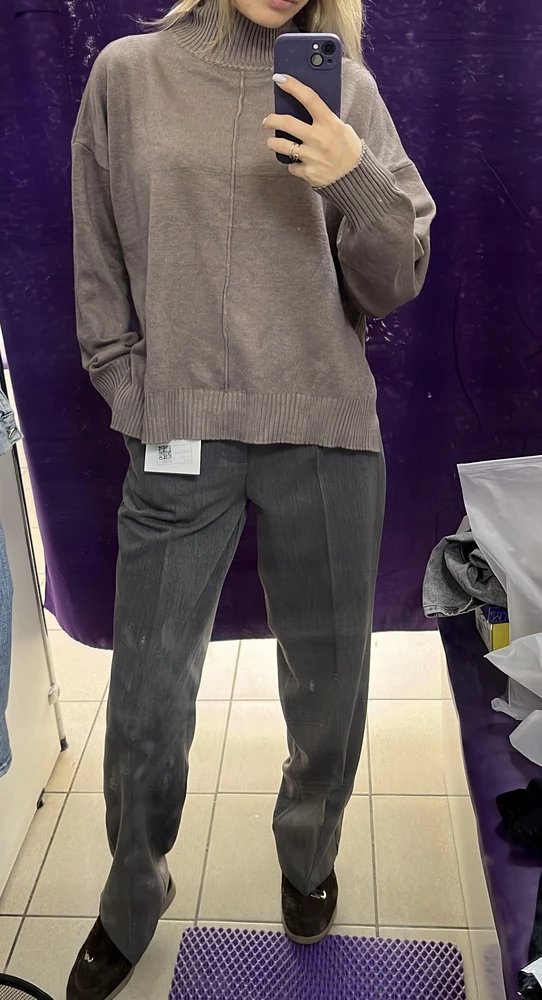 Мягкая, уютная  стильная  кофточка 👍🏻оверсайз на 42 рр