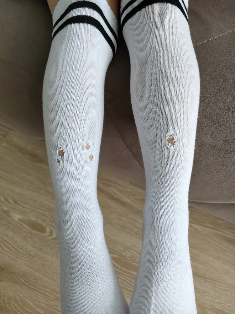 Вот такие нам пришли гольфы, соответственно обнаружила это, когда надели, очень жалко