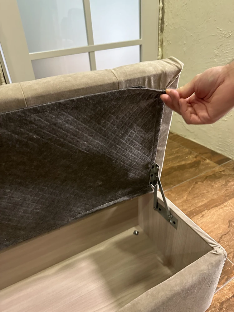 Так ждала этот пуф, и такое разочарование ((( на фото все видно!