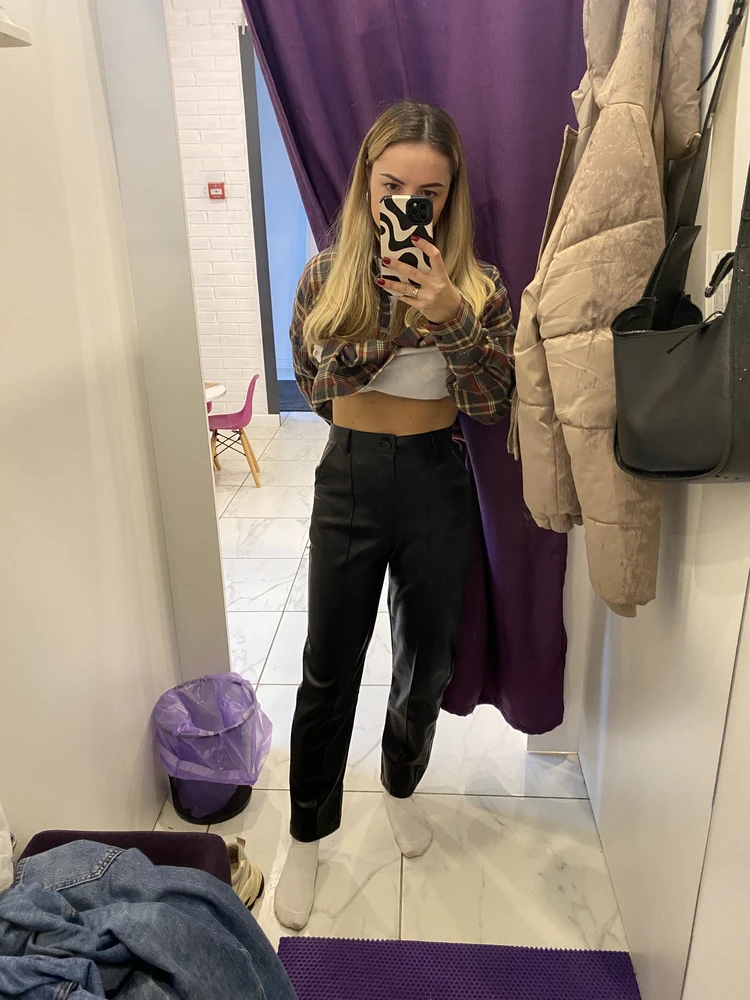 Я очень долго искала штаны на свой рост(158), чтобы не укорачивать
Посмотрим как будут в носке